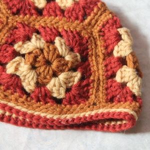 Baby Fall Autumn Hand Knit Beanie Hat